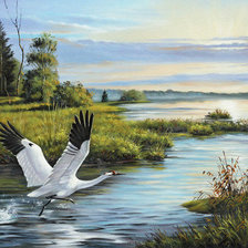 Схема вышивки «встреча»