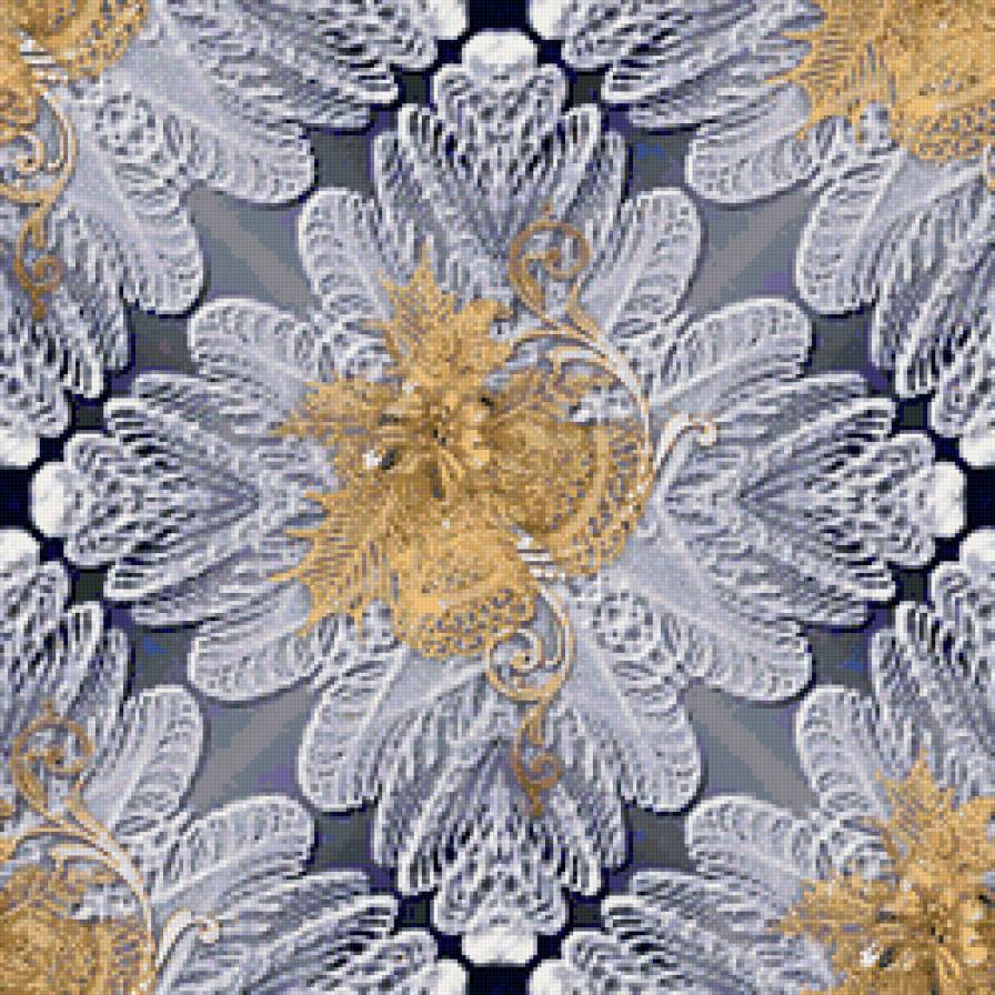 Подушка - живопись, орнамент, подушка - предпросмотр