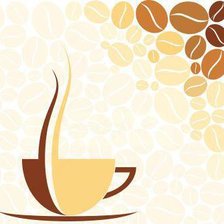 Схема вышивки «Чашечка кофе»