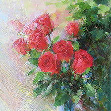 Схема вышивки «розы»