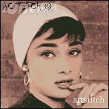 Схема вышивки «Хепберн»