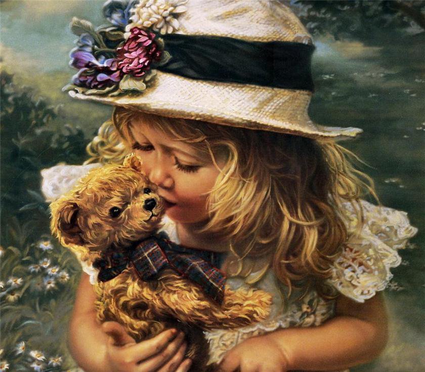 Детство - дети, картина - оригинал