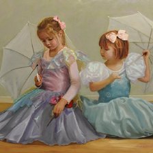 Схема вышивки «Под зонтом»