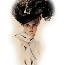 Схема вышивки «Серия "Портрет"»