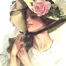 Схема вышивки «Серия "Портрет"»