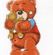 Схема вышивки «Мишка»