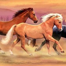 Схема вышивки «лошади»