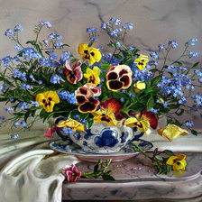 Схема вышивки «Цветы»