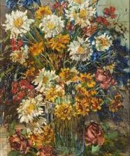 Схема вышивки «ромашки»