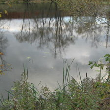 Схема вышивки «Осеннее отражение»