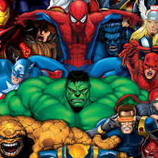 Схема вышивки «Герои Марвел»