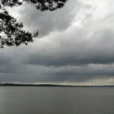 Схема вышивки «Гроза начинается»