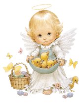 Ангелок с утятами - ангел. рождество. утята, белый - оригинал