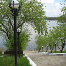 Схема вышивки «Лестница к морю»