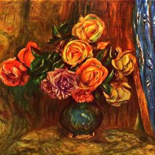 Схема вышивки «розы»