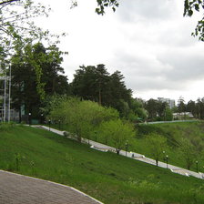 Схема вышивки «Лестница на склоне»