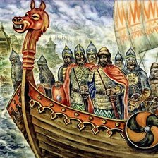 Схема вышивки «Русская дружина»