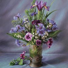 Схема вышивки «Букетик»