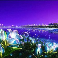 Схема вышивки «лилии»