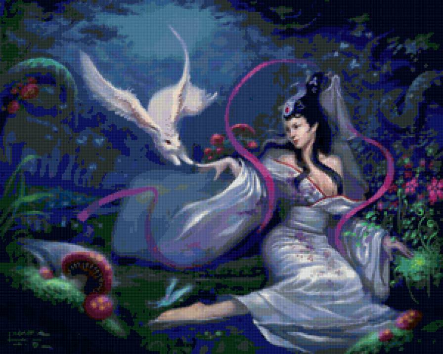 женщина - картина, женщина - предпросмотр