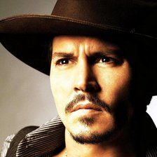 Схема вышивки «Джонни Депп»