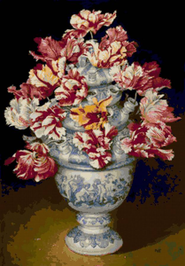 Серия "Букет" - цветы, тюльпаны, букет - предпросмотр