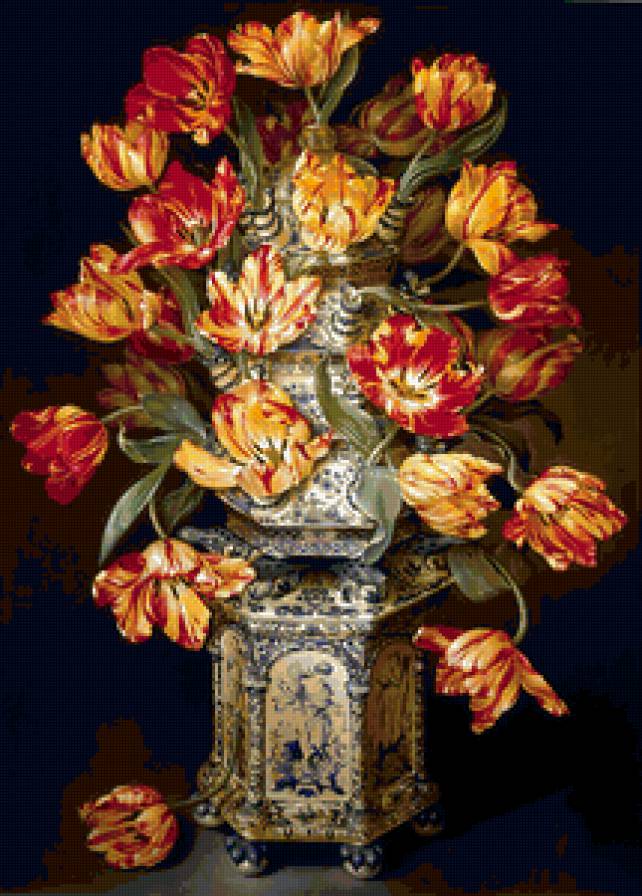 Серия "Букет" - тюльпаны, цветы, букет - предпросмотр