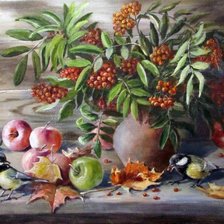 Схема вышивки «Осенняя пора»