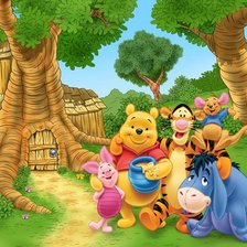 Схема вышивки «винни-пух»