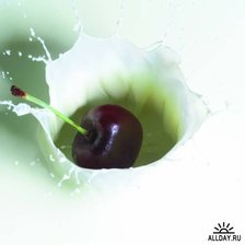 Схема вышивки «Вишня в Молоке»