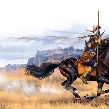 Схема вышивки «наездник»