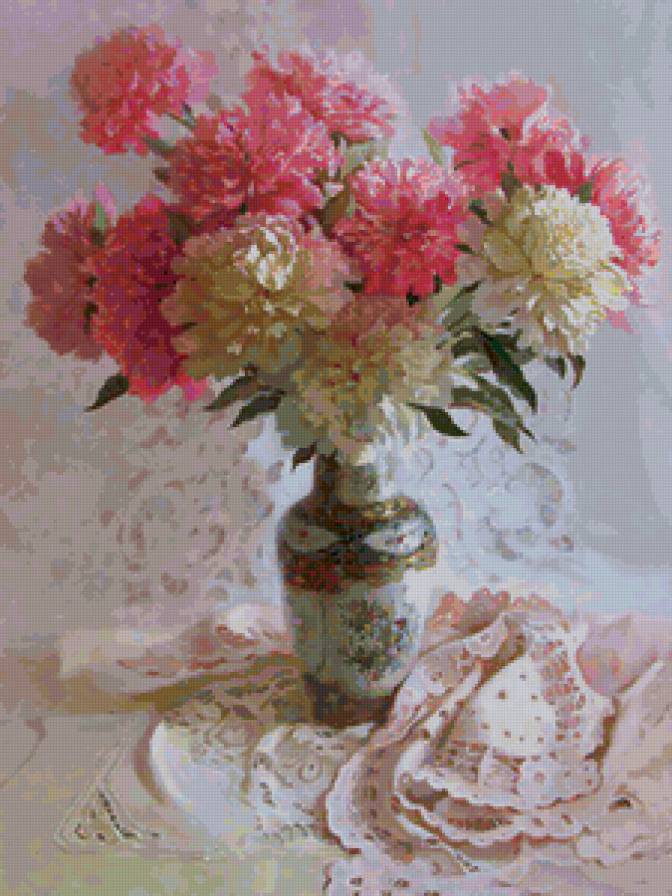 Серия "Букет" - букет, цветы, пионы - предпросмотр