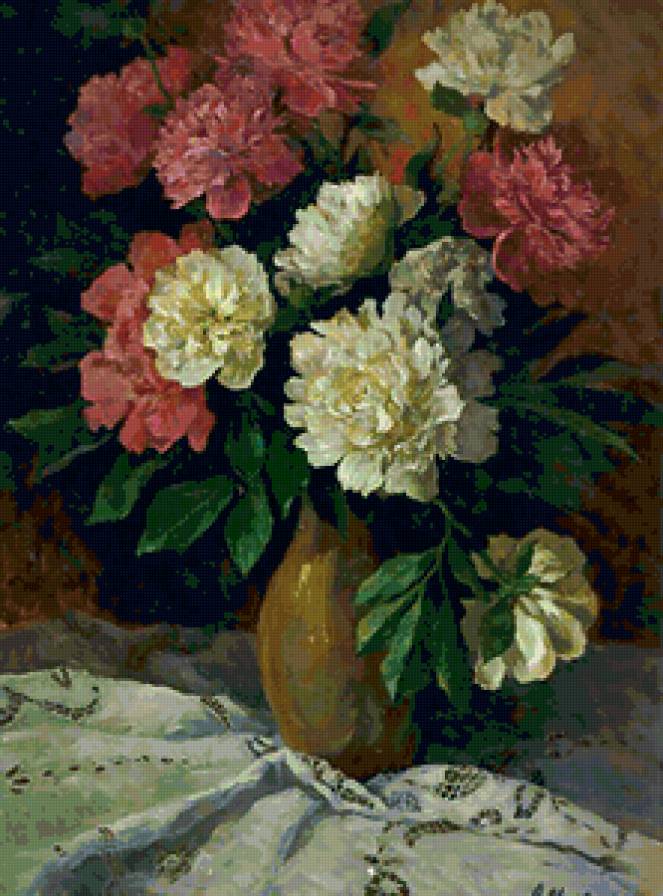 Серия "Букет" - пионы, цветы, букет - предпросмотр