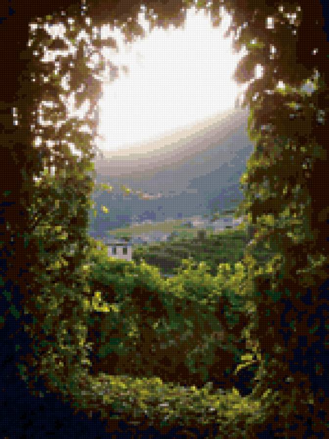 Italian window - пейзаж, италия - предпросмотр