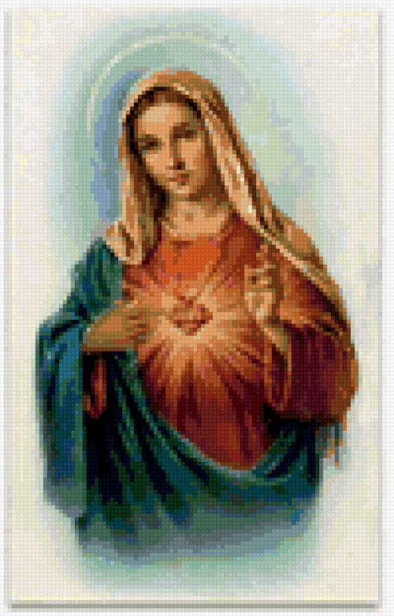 Пречистая дева - божество, икона, дева, ангел - предпросмотр