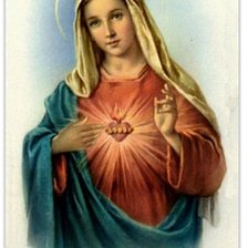 Схема вышивки «Пречистая дева»