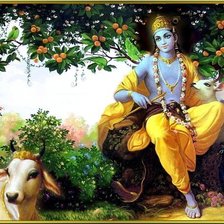 Схема вышивки «Шива в плодовой роще»