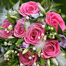 Схема вышивки «Очень красивый букет цветов)»