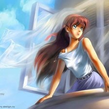 Схема вышивки «Аниме картинка»