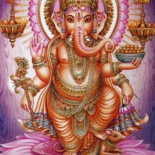 Схема вышивки «Ганеша»