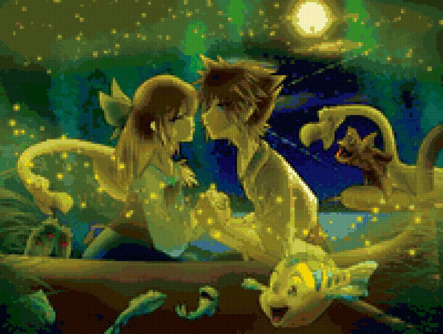 Аниме "Русалочка" - мультфильм, женщина, герой, аниме, романтика, девушка, картинка - предпросмотр