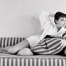 Схема вышивки «ОдриХепберн»