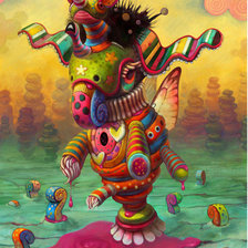 Схема вышивки «Психообраз.»