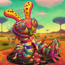 Схема вышивки «Психообраз.»