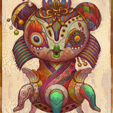 Схема вышивки «Психообраз.»