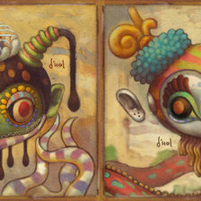 Схема вышивки «Психообраз.»