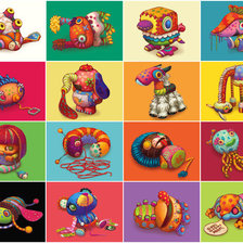 Схема вышивки «Психообраз.»