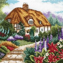 Схема вышивки «Домик»
