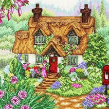 Схема вышивки «Домик»