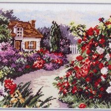 Схема вышивки «Домик»